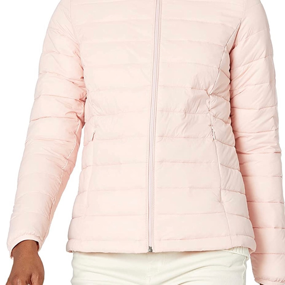Brand new Never Worn Women light weight Puffer jacket light pink size M - Picture 3 of 9